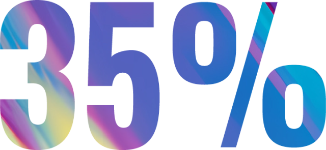 35%