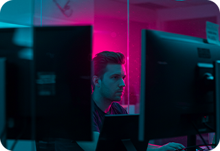 men working on system