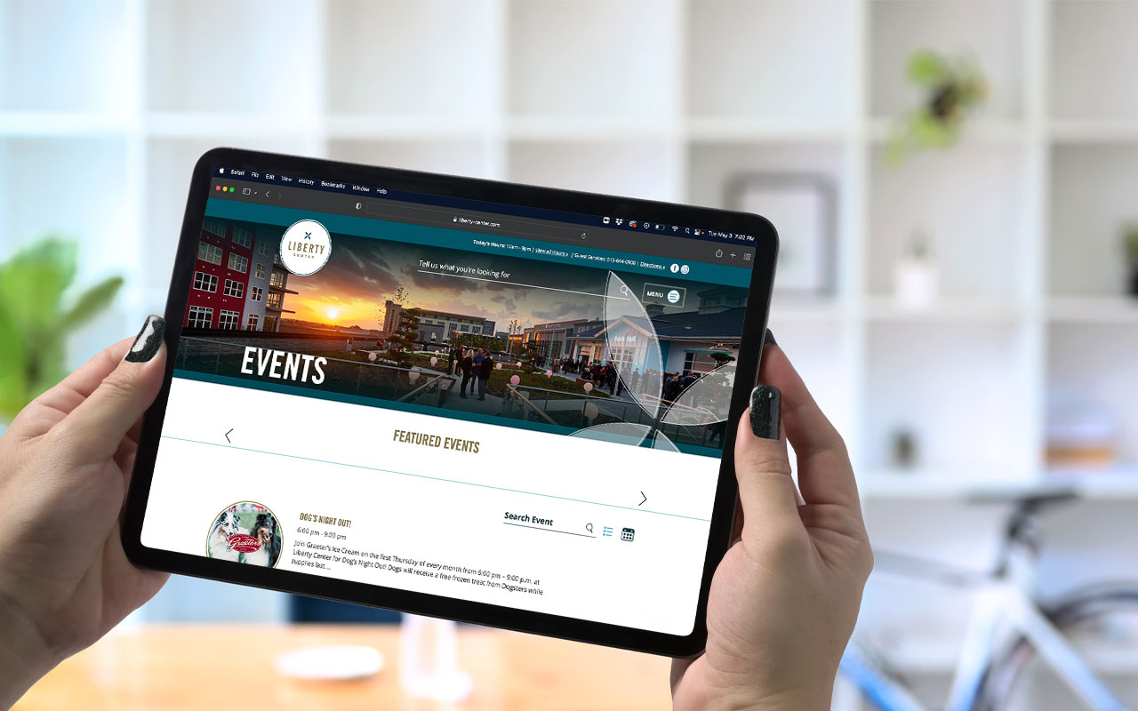 using Liberty Center website